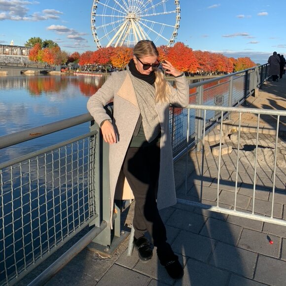 Club Monaco Wool wrap coat - Picture 10 of 10